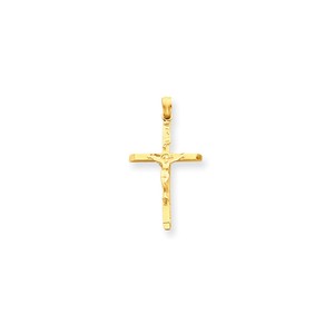 14k Crucifix Pendant