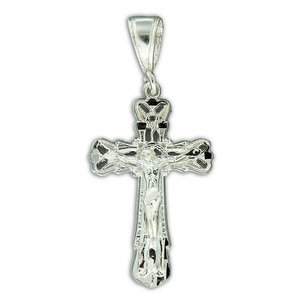 Sterling Silver Crucifix Cross Pendant