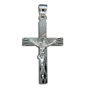 Sterling Silver Crucifix Cross Pendant
