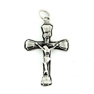 Sterling Silver Crucifix Cross Pendant