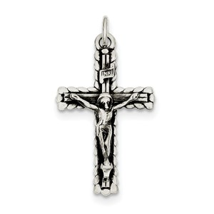 Sterling Silver INRI Crucifix Pendant