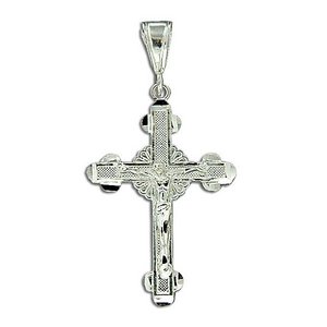 Sterling Silver Crucifix Cross Pendant