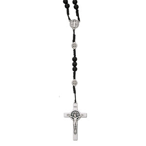 Blackwood Cord Saint Benedict Rosary