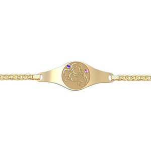 Mother With Son   Daughter Birthsones Bracelet