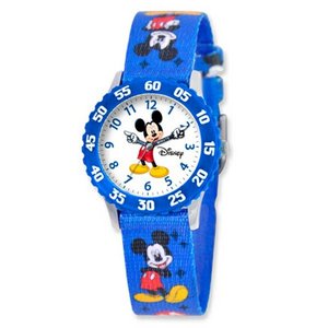 Mickey Mouse 8 4  Woven Band With Buckle Closure