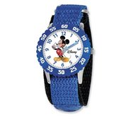 Mickey Mouse 7  Nylon Band With Velcro Closure