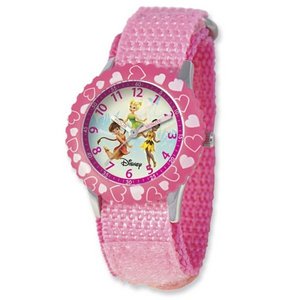 Tinkerbell   Fairies 7  Nylon Band With Velcro Closure