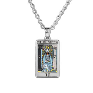 The High Priestess Tarot Card Medal