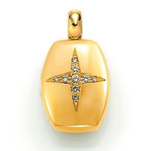 Victor Mayer 18K Gold Diamond Locket