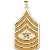 US Army National Guard Sergeant Major Pendant