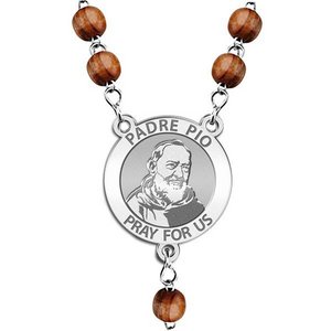 Padre Pio Rosary Beads  EXCLUSIVE 