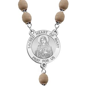 Sacred Heart of Mary Rosary Beads  EXCLUSIVE 