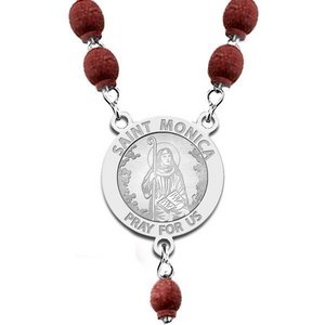Sterling Silver Saint Monica Rosary Beads  EXCLUSIVE 