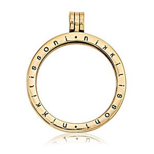 Nikki Lissoni Gold Tone 1 1 4 Inch Coin Holder