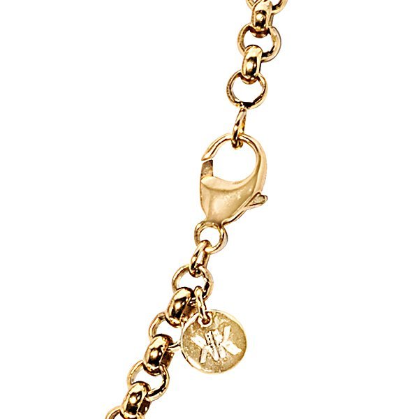 Nikki Lissoni Gold-tone 4mm Rolo Chain Necklace - NR02G