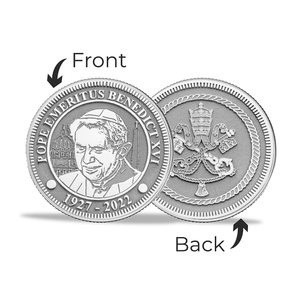 Pope Emeritus Benedict XVI Memorial Commemorative Pocket Coin   Keepsake