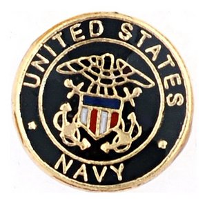 Glass Charm Locket Enameled US Navy Seal Charm