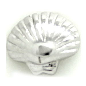 Glass Charm Locket Seashell Charm