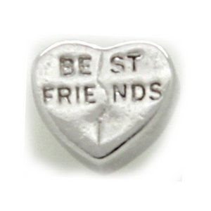 Glass Charm Locket Best Friends Charm
