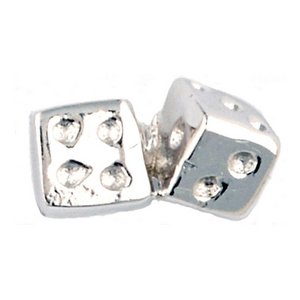 Glass Charm Locket Dice Charm