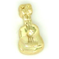 Glass Charm Locket Guitar Charm