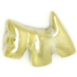 Glass Charm Locket Doggie Charm