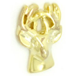 Glass Charm Locket Deer Charm