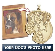 Custom Personalized Etched Portrait Pendant or Charm of Your Dog
