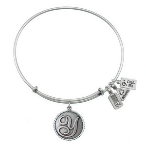 Wind   Fire  Love Letter  Y  Charm  Expandable Bracelet