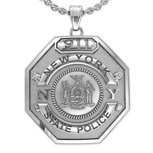 Personalized New York State Trooper Badge with Your Number