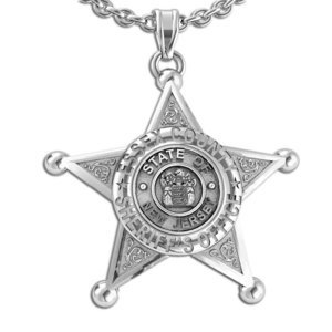 Personalized New Jersey Sheriff Badge with Number   Department