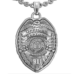Personalized New Jersey Police Badge with Your Name  Rank  Number   Department