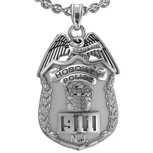 Personalized New Jersey Sergeant Badge with Your Number   Department