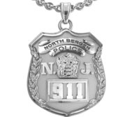 Personalized New Jersey Police Badge with Your Number   Department