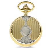Charles Hubert Women s Two Tone Shield Design Necklace Watch