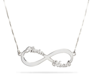 Personalized Infinity Name Necklace with Chain