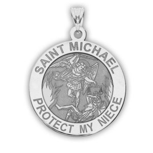 Saint Michael   Protect My Niece   Religious Medal   EXCLUSIVE 
