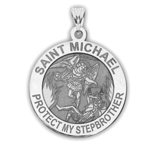 Saint Michael   Protect My StepBrother   Religious Medal   EXCLUSIVE 