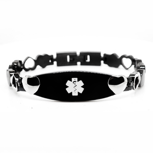 Stainless Steel Women s Medical ID Bracelet