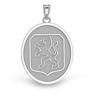 Dutch Warmblood Horse Breed Oval Medal