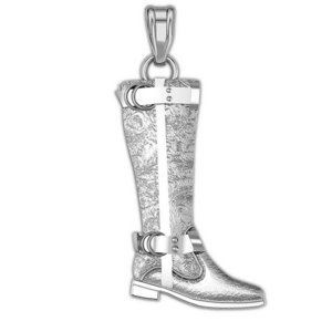 Equestrian Boot Horse Jewelry Charm