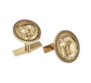 Ravel Horse Oval Cuff Links