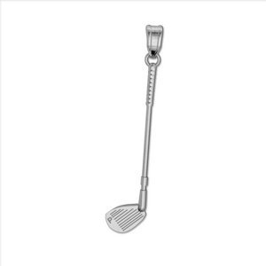 Golf Pitching Wedge Club Pendant or Charm