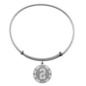 Expandable Bracelet W   2 Tribute Charm