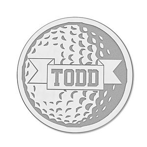 Golf Ball with Name Ball Marker