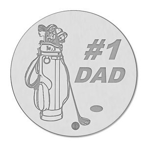  1 Dad Golf Ball Marker