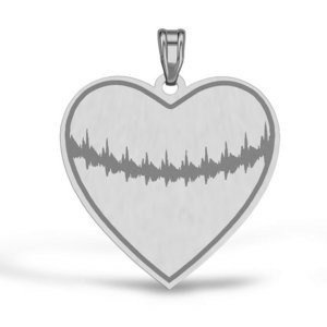 Heart Shaped Custom Print  Medal