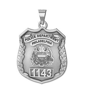 Personalized Philadelphia Police Badge with Your Number