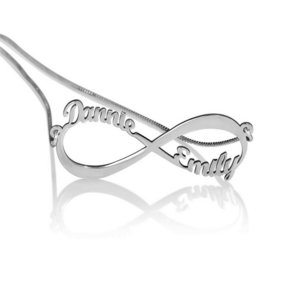 Personalized Infinity Name Necklace w  Chain Included