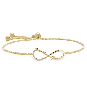 Personalized Infinity Name Bracelet